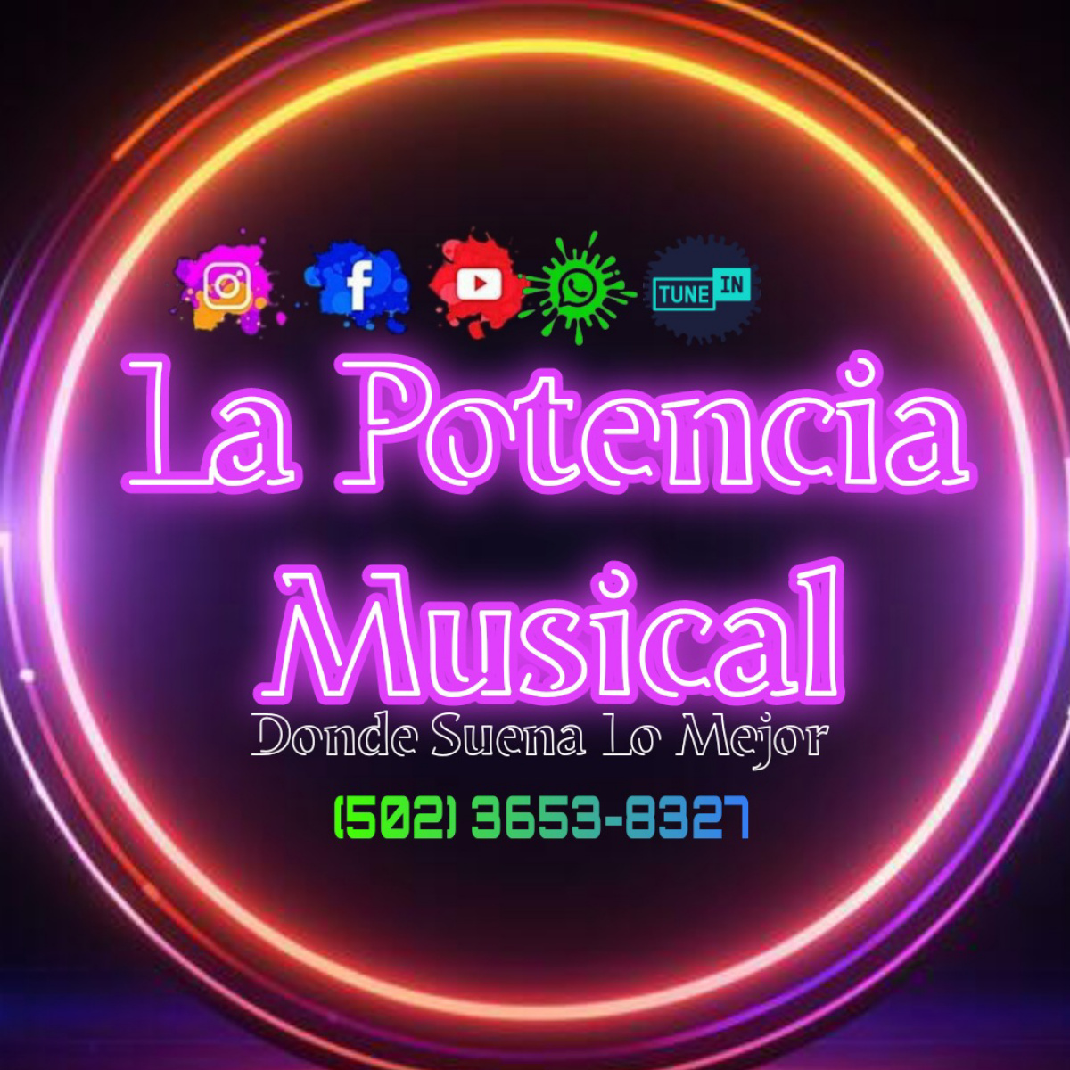 Logo de La Potencia Musical Stereo GUA